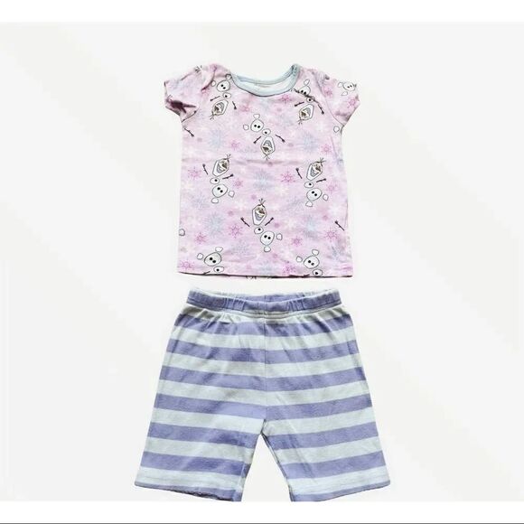 Disney Frozen PJ Toddler Girl Set Bundle 4T #2067 - Picture 2 of 3